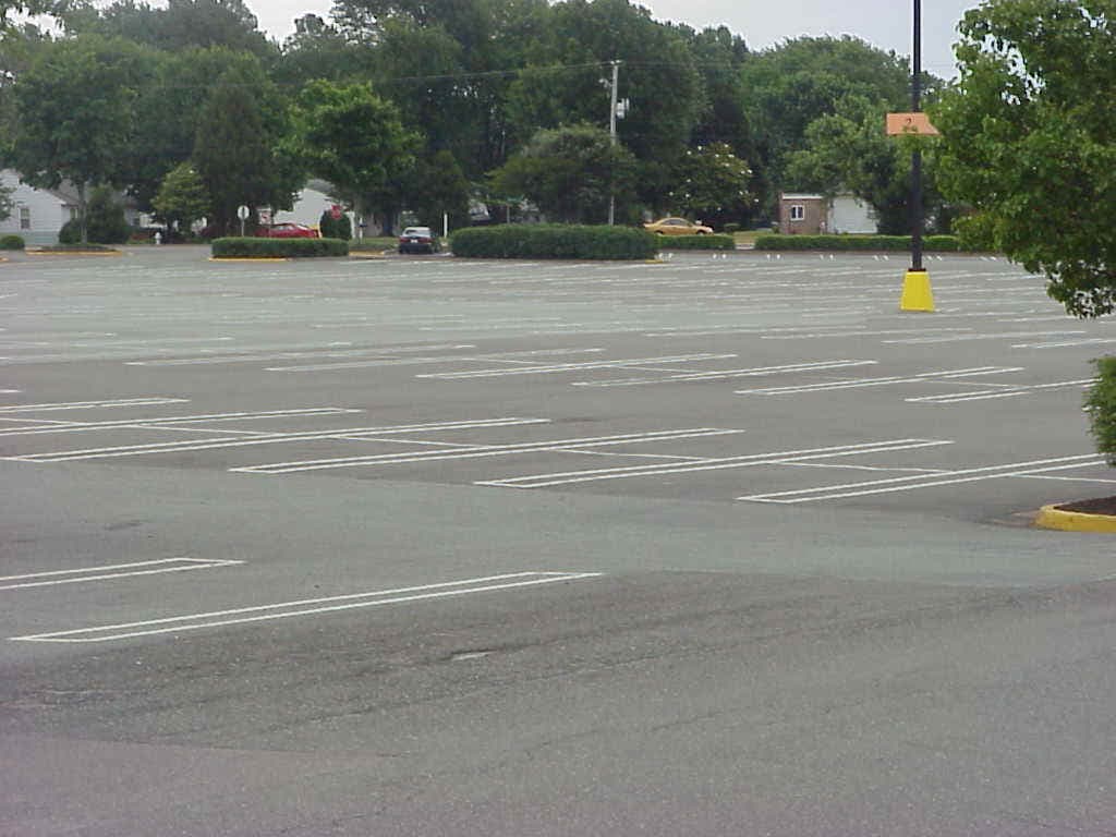 The Empty Parking Lot at the Synagogue